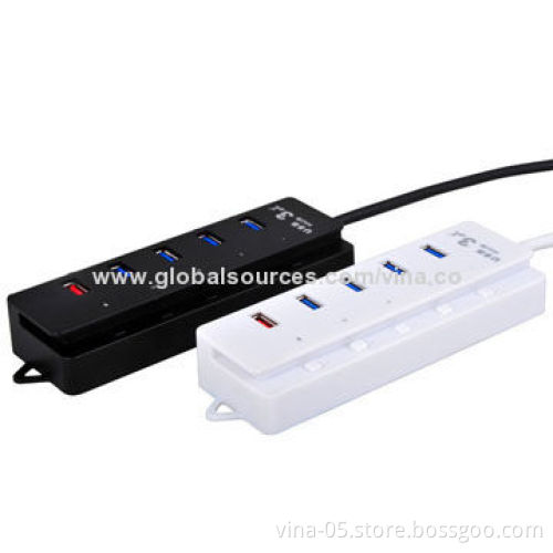USB3.0 Hubs 4 Ports, 1 Port Charging for iPhone, iPad, Samsung Tab, Nokia